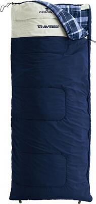 Ferrino travel 200 katoenen slaapzak blauw unisex
