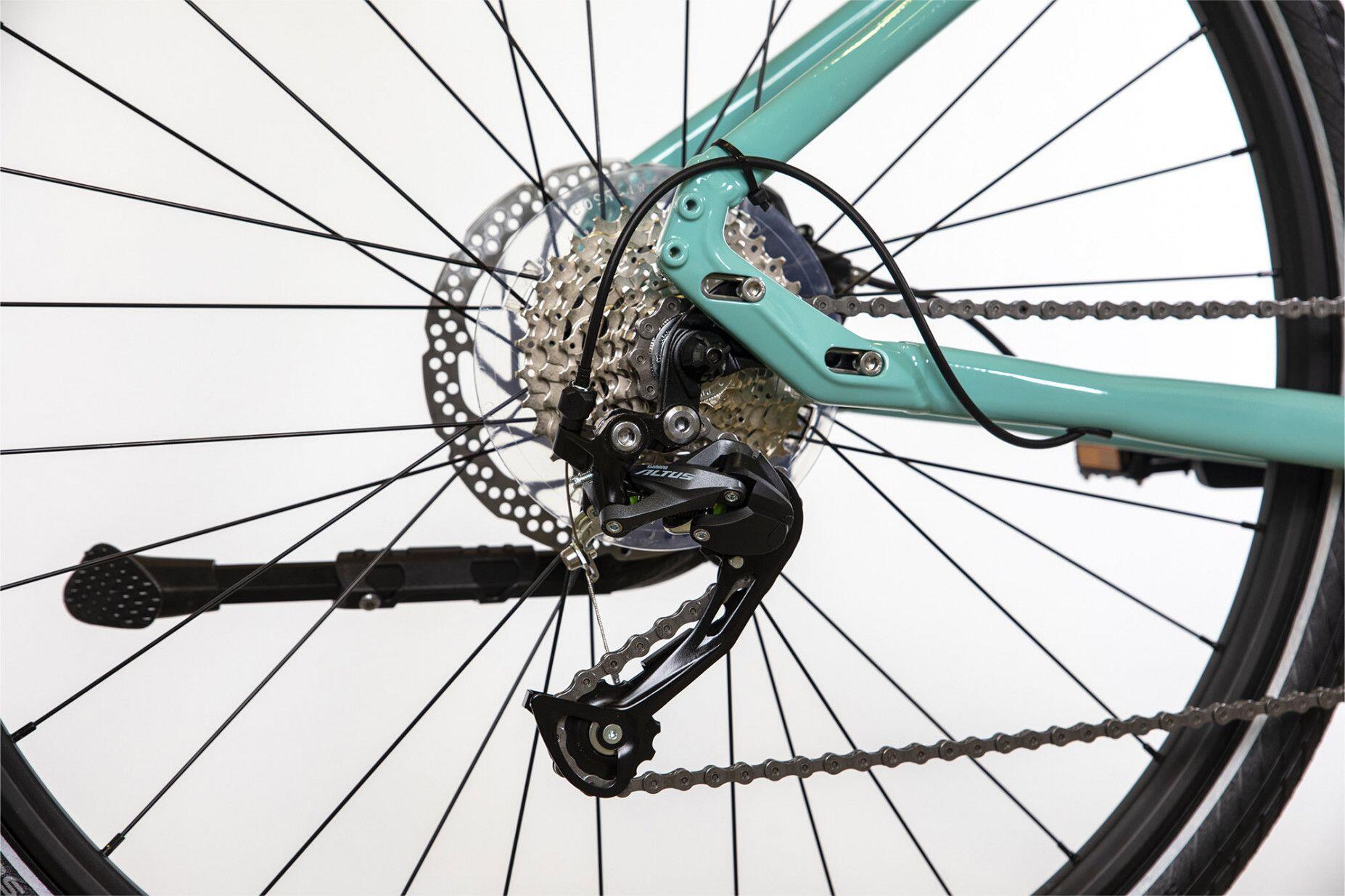 Vélo Fitness Électrique Bicyklet Béatrice Shimano Altus 9V 500 Wh 700 mm Bleu 4/7