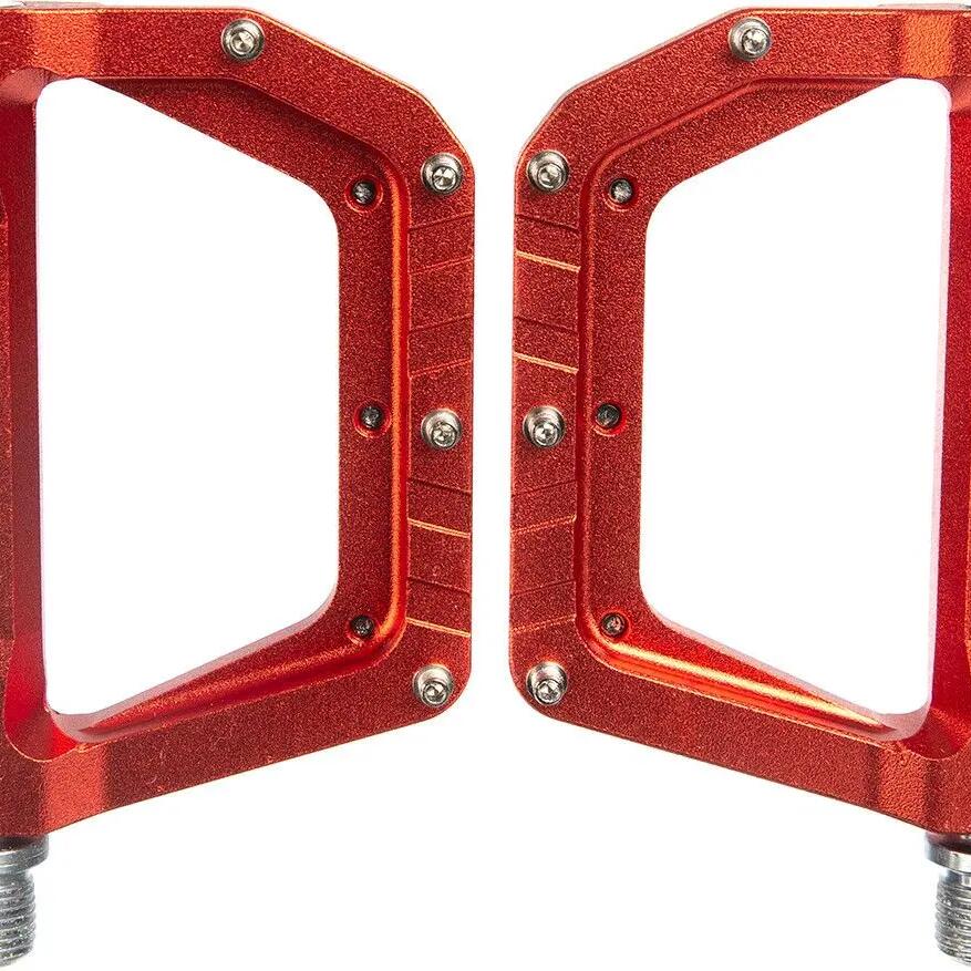 Pair of Flat Pedals Neatt Oxygen V2 8 Pins Orange