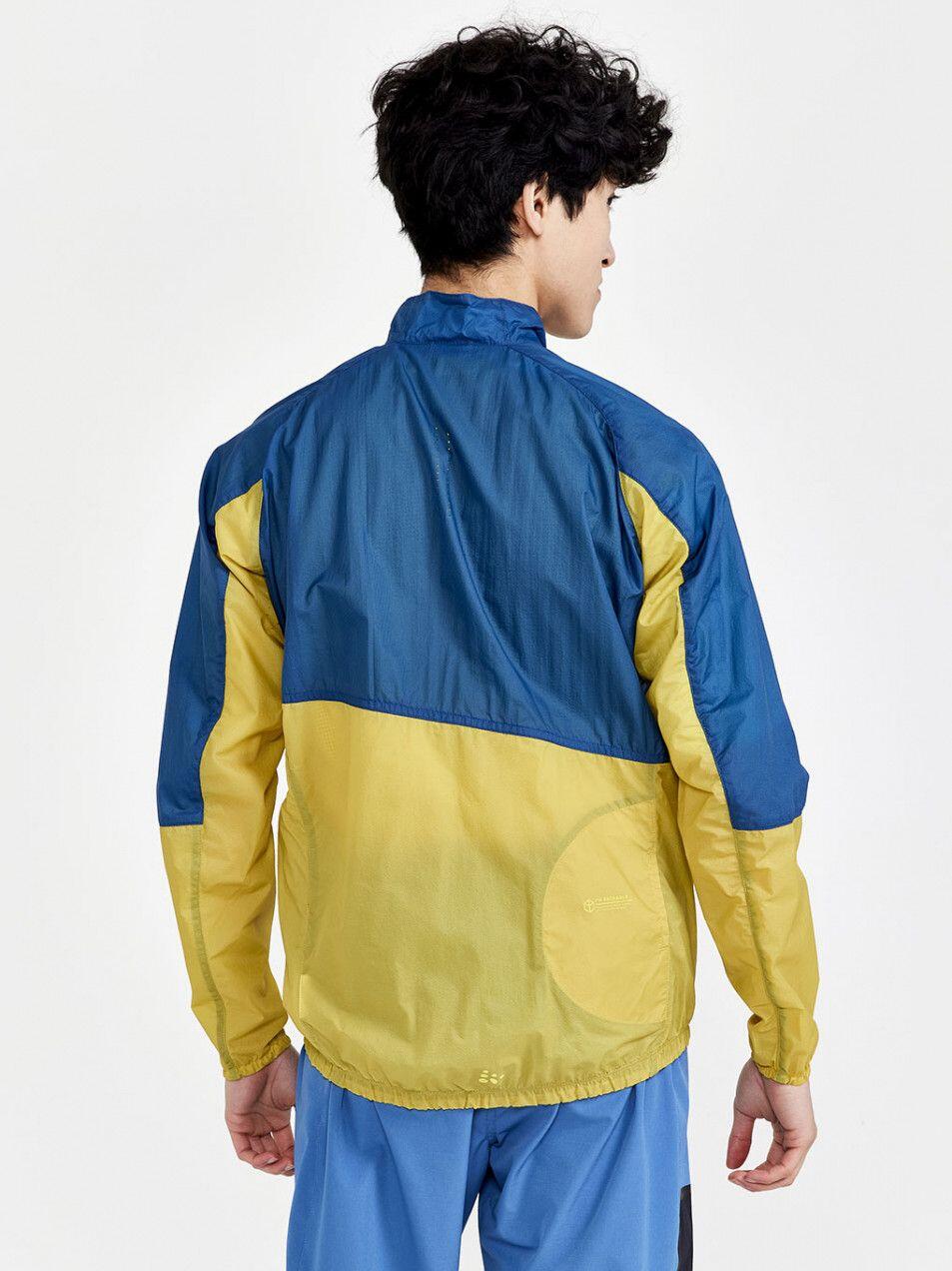 Craft ADV Off-Road Windproof Jacket Blue Yellow 2/4