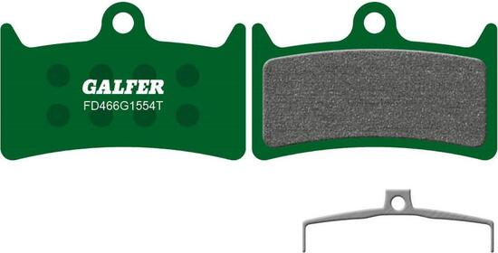 Plaquettes de frein Pro pour Hope V4/Tricksuff Maxima - Vert
