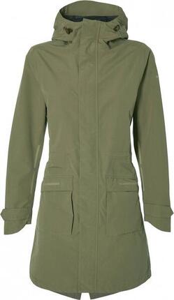 Parka de pluie vélo Basil Mosse Olive Femme