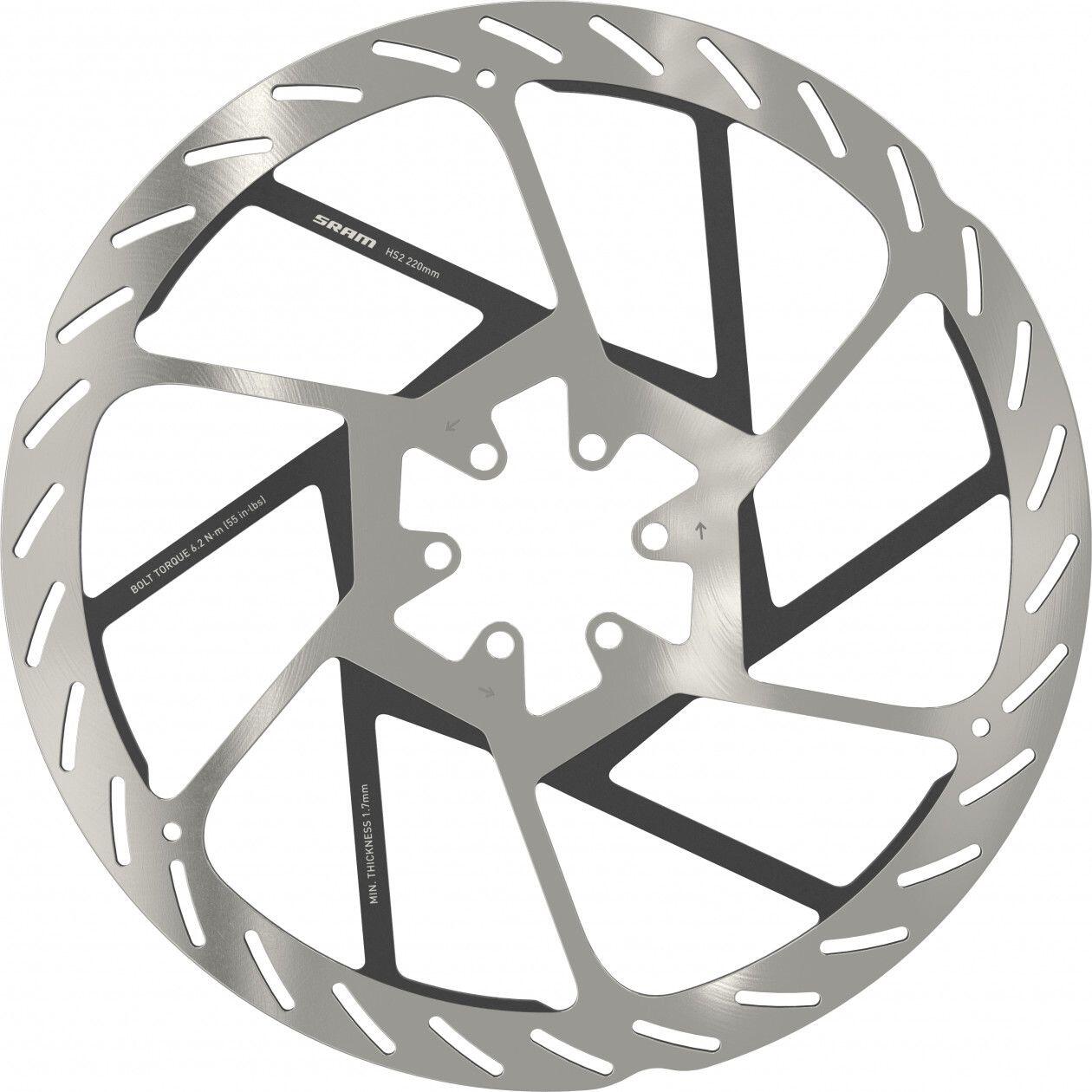 Sram HS2 6 bolt Rounded Disc 200 mm 4/5