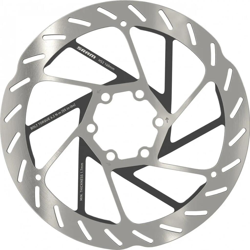 Sram HS2 6 bolt Rounded Disc 160 mm