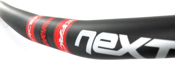 RACEFACE Cintre NEXT carbone Relevé 20 mm 31.8 mm 725 mm Noir/Rouge 2/2