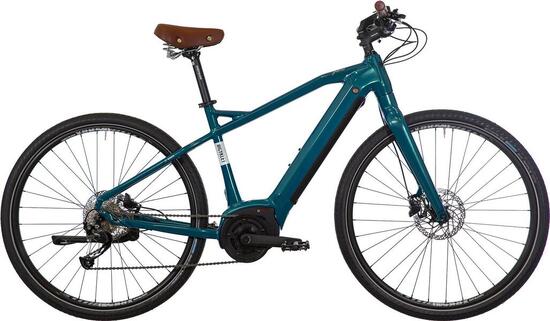 Vélo Fitness Électrique Bicyklet Gabriel Shimano Altus 9V 500 Wh 700 mm Turquois