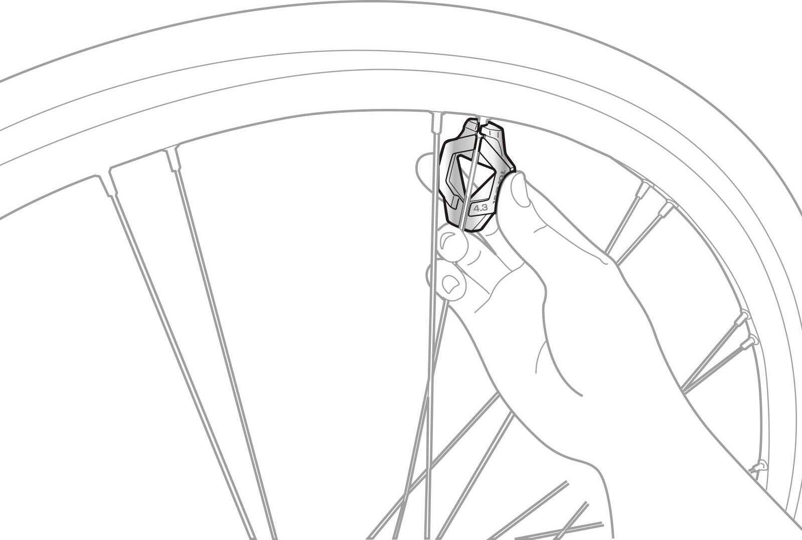 Clé à rayon Topeak DuoSpoke Wrench 14G / 15G 2/7