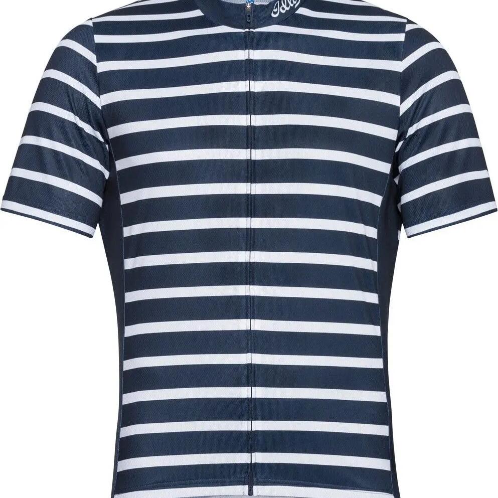 Odlo Essential Print Short Sleeve Jersey Blue/White