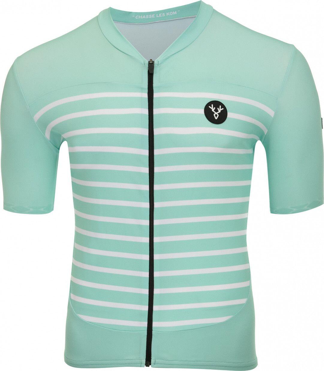 Maillot Manches Courtes LeBram Ventoux Vert Céleste Coupe Ajustée 3/7