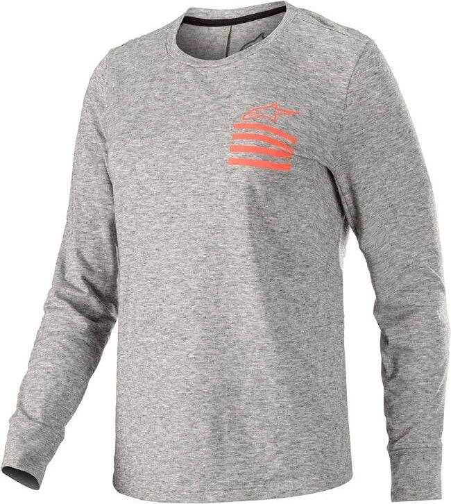 Maillot Manches Longues Femme Alpinestars Merino Gris corail 1/3