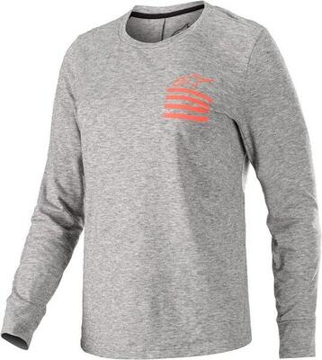 Maglia donna Alpinestars Merino manica lunga grigio/corallo XS