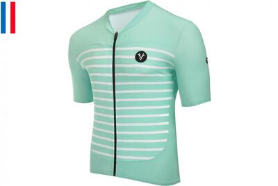 Lebram ventoux celestial green short sleeve jersey tailored fit