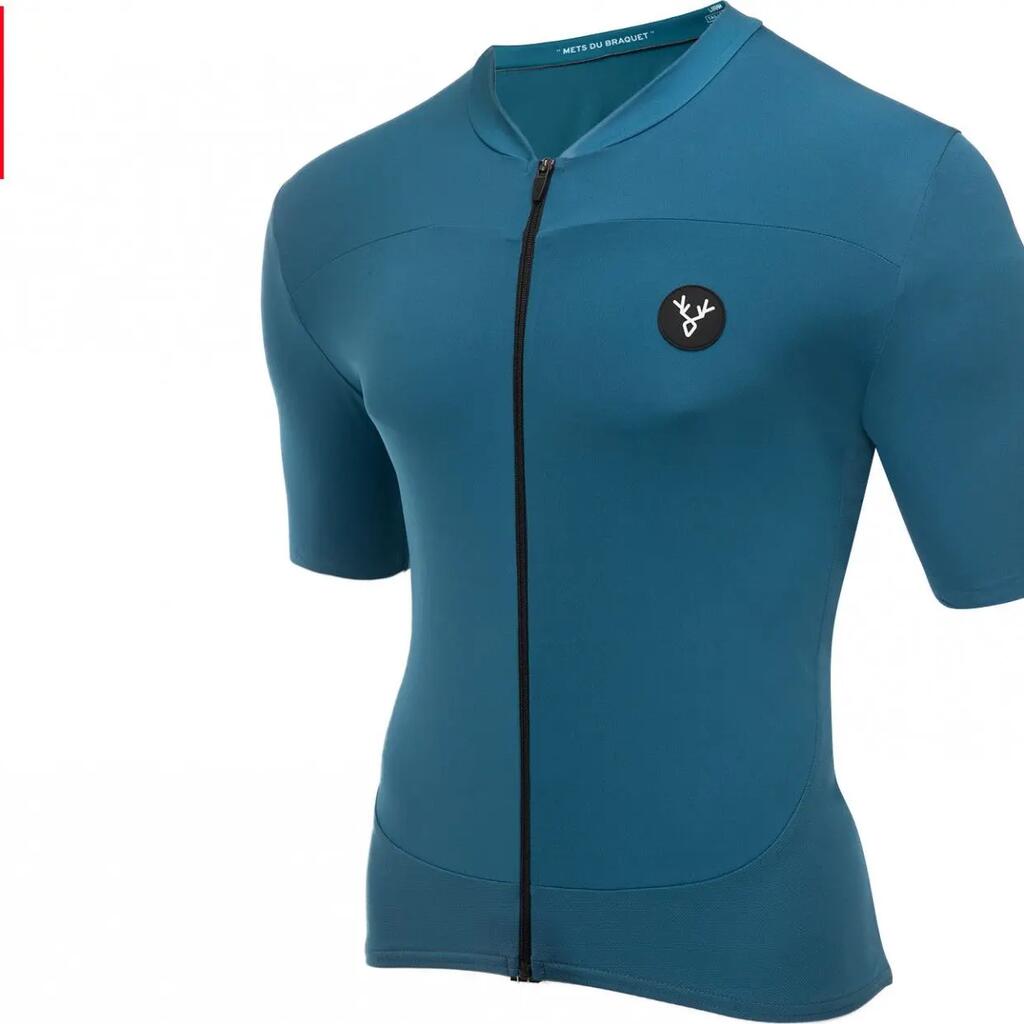 LeBRAM Allos Short Sleeve Jersey Blue Pelforth