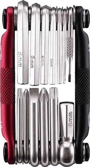 Crankbrother M13 Multi-Tool Zwart / Rood