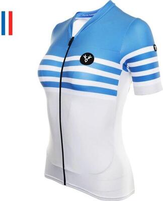 Lebram tourmalet short sleeve jersey blauw / wit adjusted fit