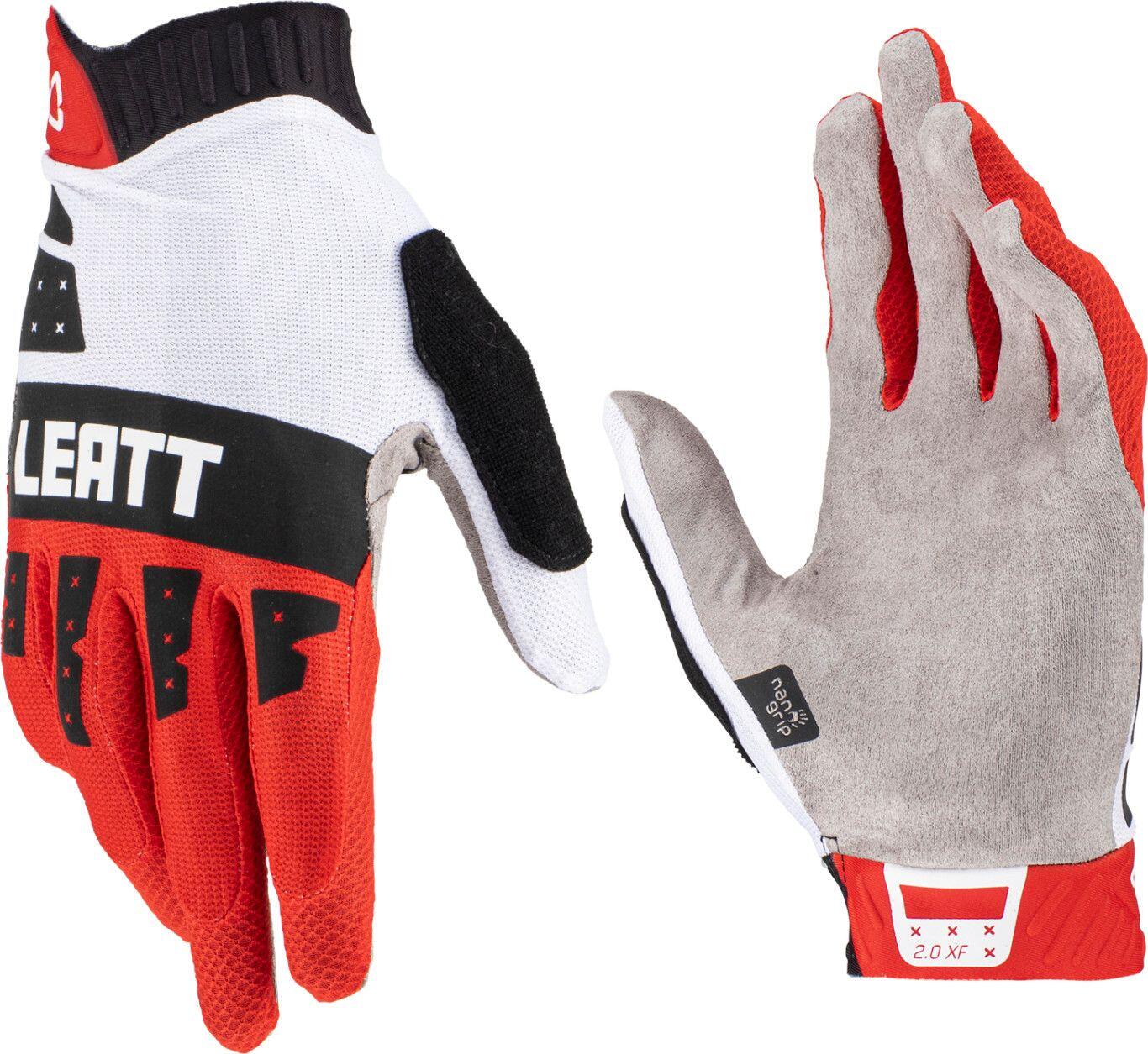 Gants Longs Leatt MTB 2.0 X-Flow Rouge/Blanc 3/7
