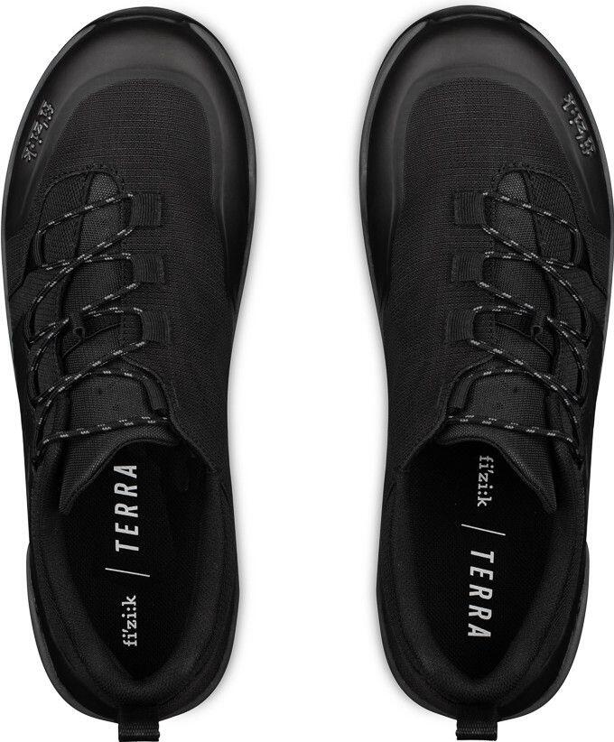 Par de Zapatillas Fizik Terra Ergolace X2 Flat Negro 4/6