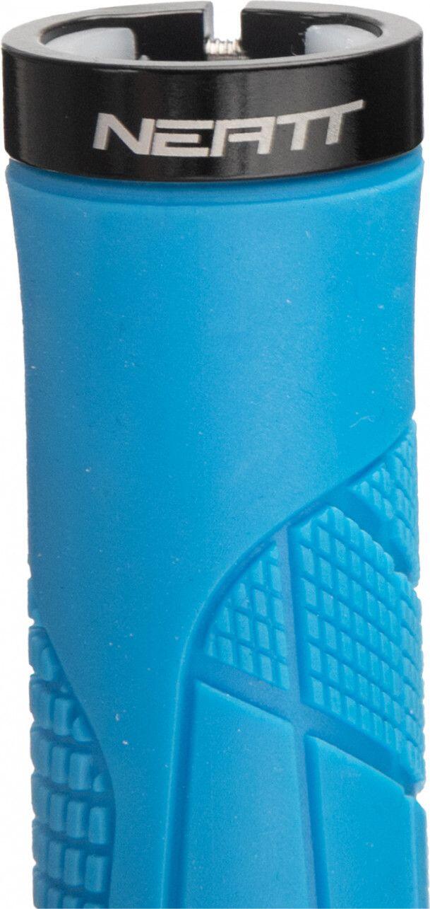 Punhos ergonômicos Neatt One Lock Azul Neon 3/4