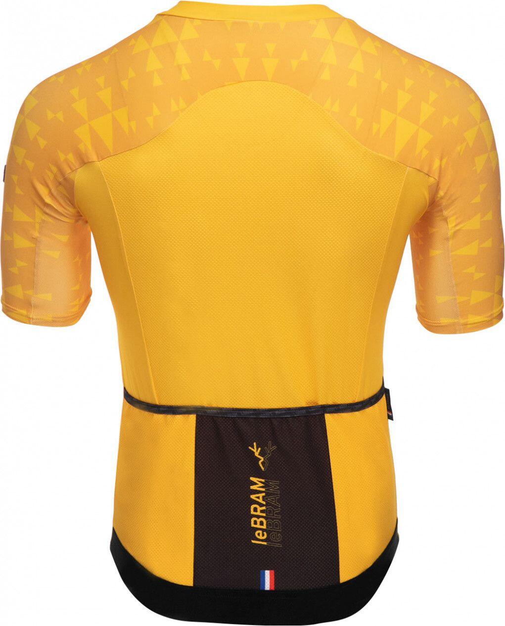 Maillot mangas cortas LeBram Loze Amarillo Aero Cut 3/6