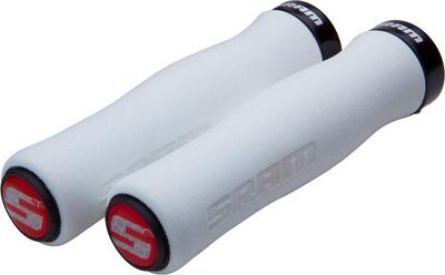 Sram contour foam grips lock-on wit / zwart