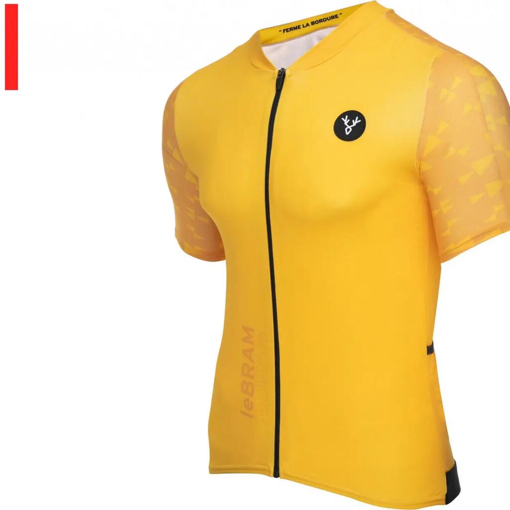 LeBram Loze Short Sleeve Jersey Yellow Aero Cut