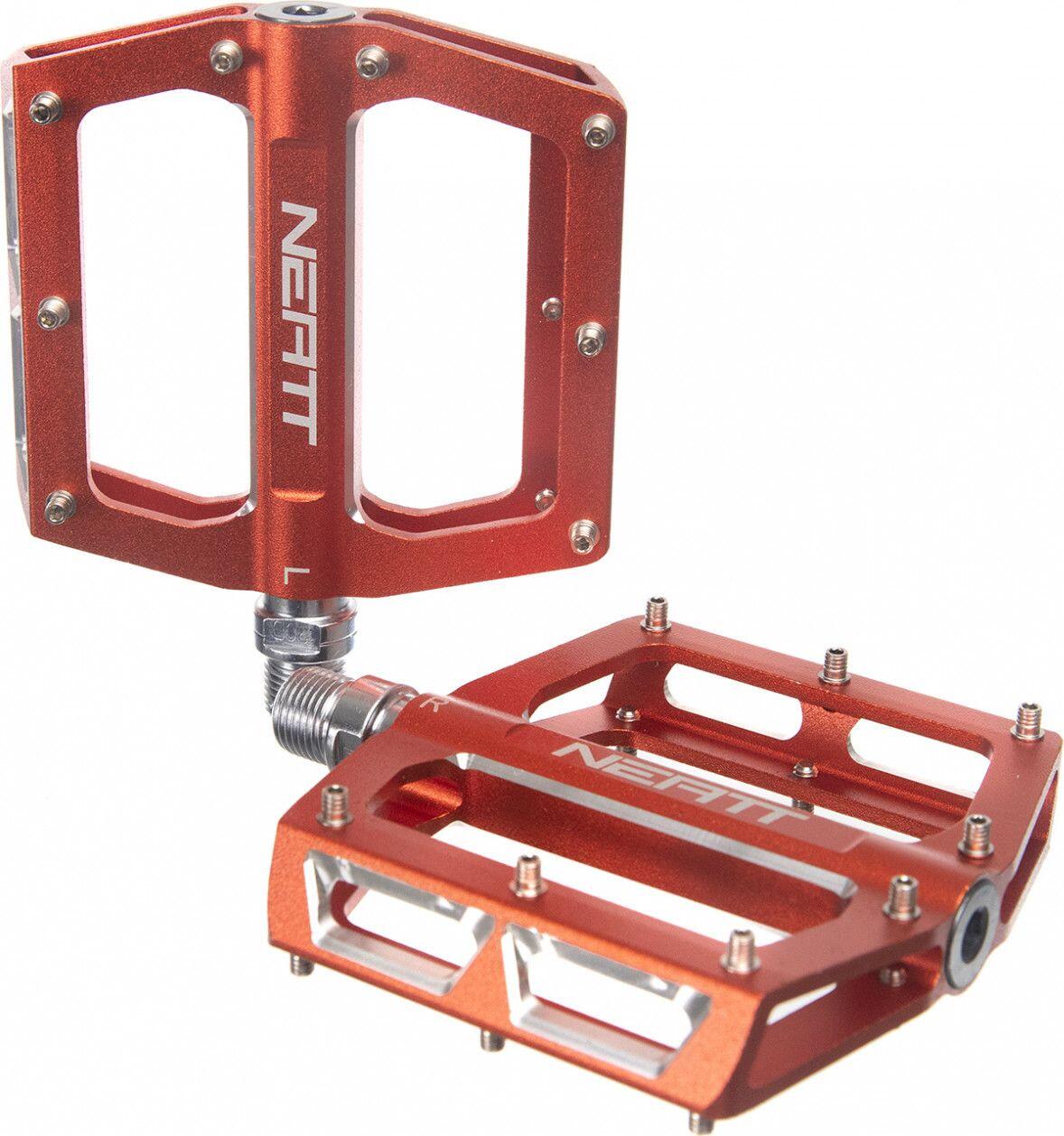 Paire de Pédales Plates Neatt Attack V2 8 Picots Orange 2/2