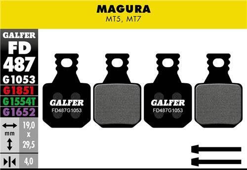 Galfer Performance FD487 Magura MT7/MT5 Bremsbeläge 2/2