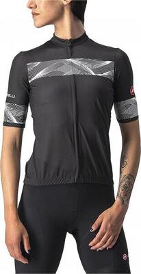 Castelli fenice jersey zwart / wit