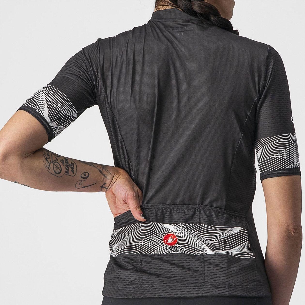 Castelli Fenice Jersey Preto / Branco 4/5