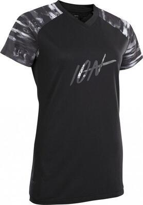 Ion scrub amp women's short sleeve jersey black