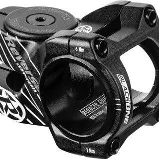 Reverse Black One D-2 31.8 / 35 mm 8 ° Stem Black / White