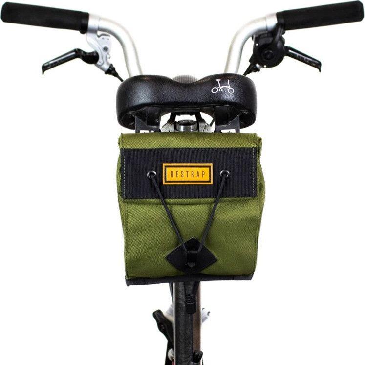 Restrap City Saddle Bag Small for Folding Bike Olive Green 2/5
