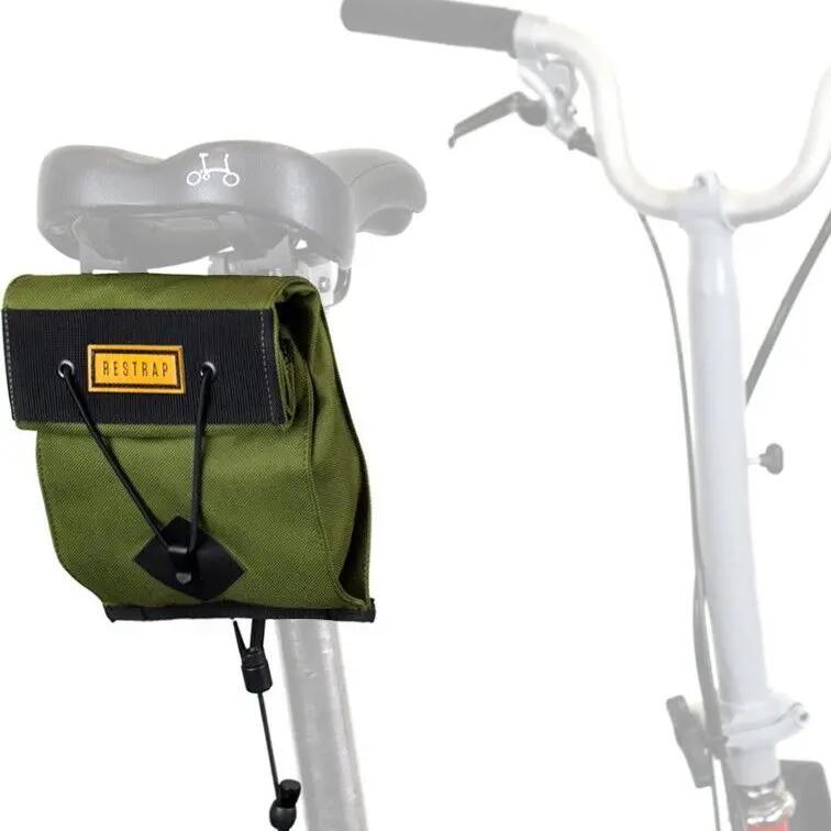 Restrap City Saddle Bag Small for Folding Bike Olive Green