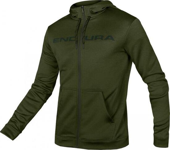 Veste Hoodie Endura Hummvee Vert Kaki