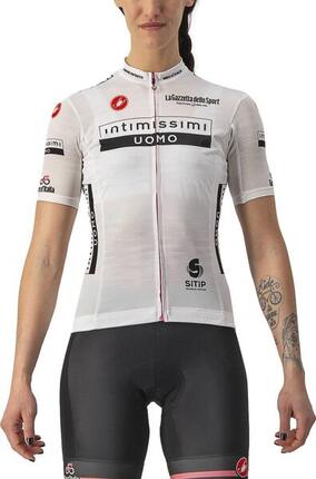 Maillot Manches Courtes Castelli Femme Giro105 Competizione Blanc