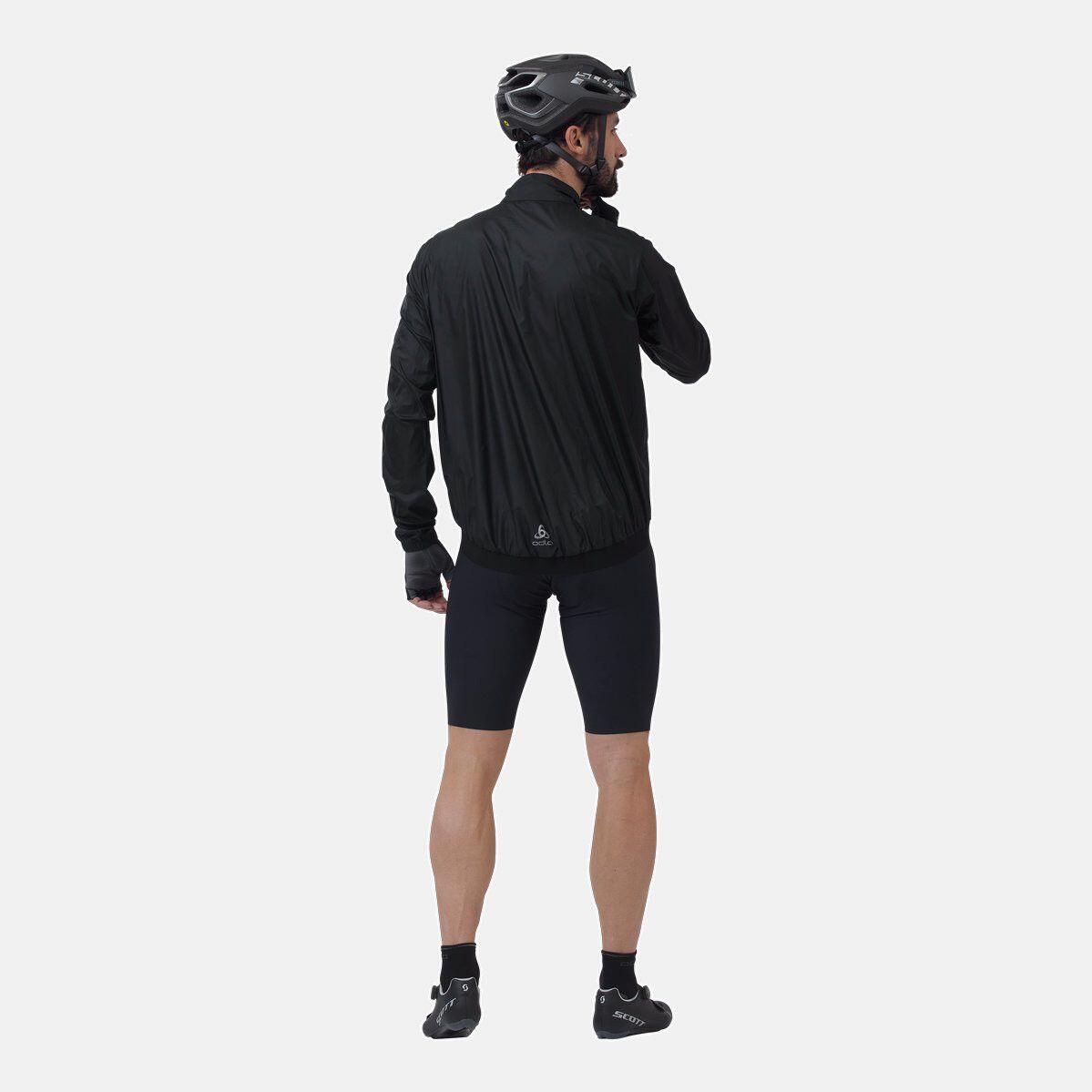 Jaqueta à prova de vento Odlo Essential preta 6/7