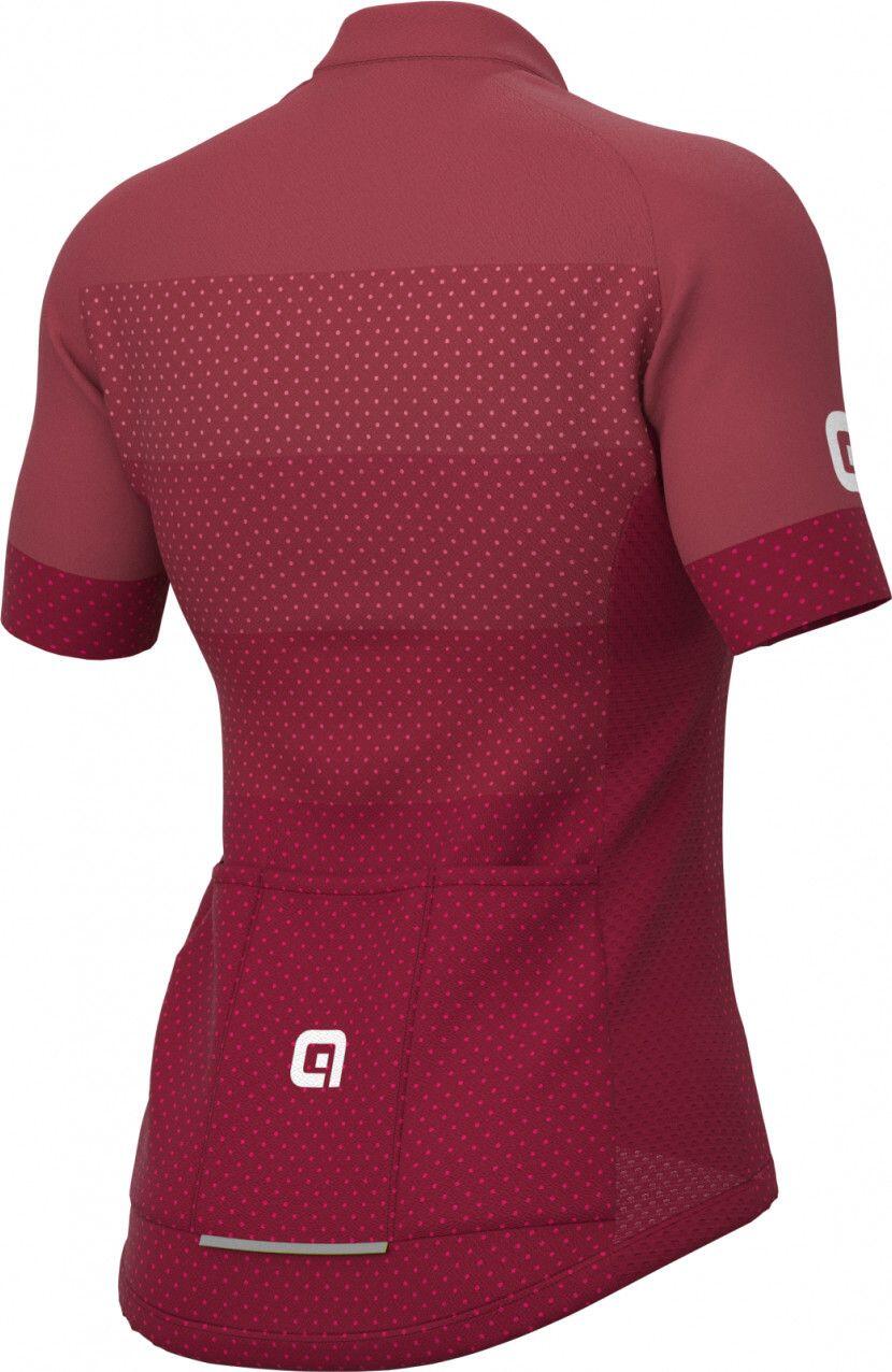 Maglia manica corta da donna Alé Level Bordeaux 2/7