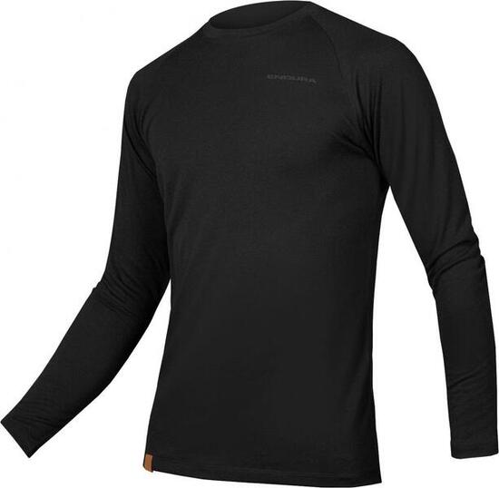 Sous-Maillot Manches Longues Endura BaaBaa Blend Base Layer Noir