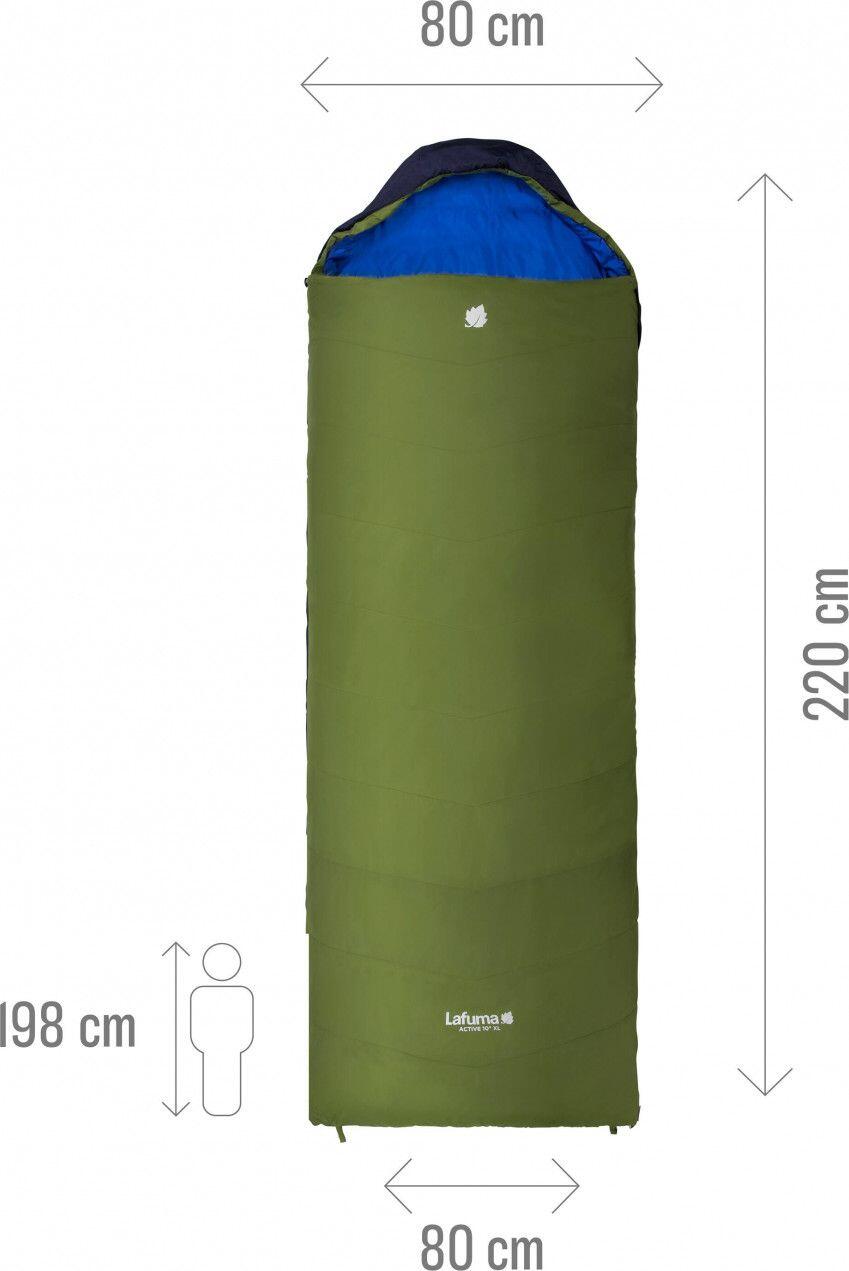 Sacco Nanna Lafuma Active 10° Xl Verde Unisex 5/5