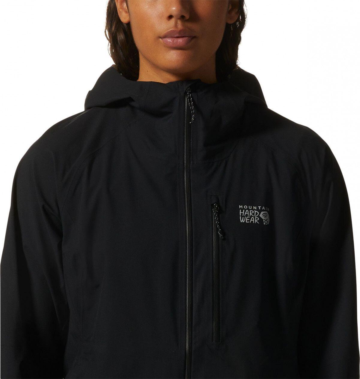 Chaqueta impermeable Mountain Hardwear New Stretch Ozonic negro mujer 4/7