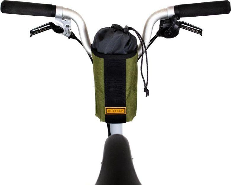 Sacoche de Guidon pour Vélo Pliant Restrap City Stem Bag Vert Olive 2/5