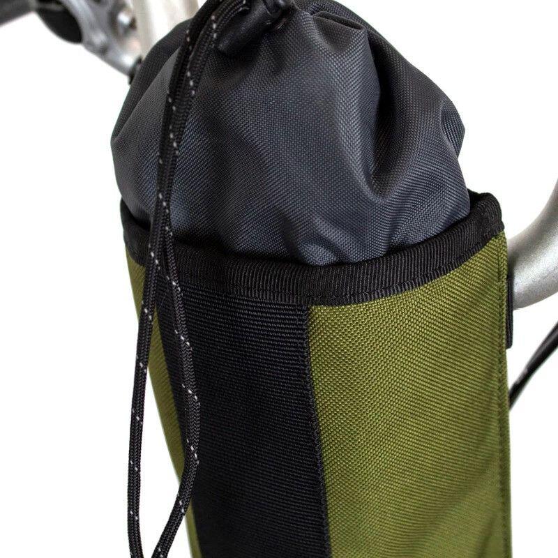 Sacoche de Guidon pour Vélo Pliant Restrap City Stem Bag Vert Olive 4/5