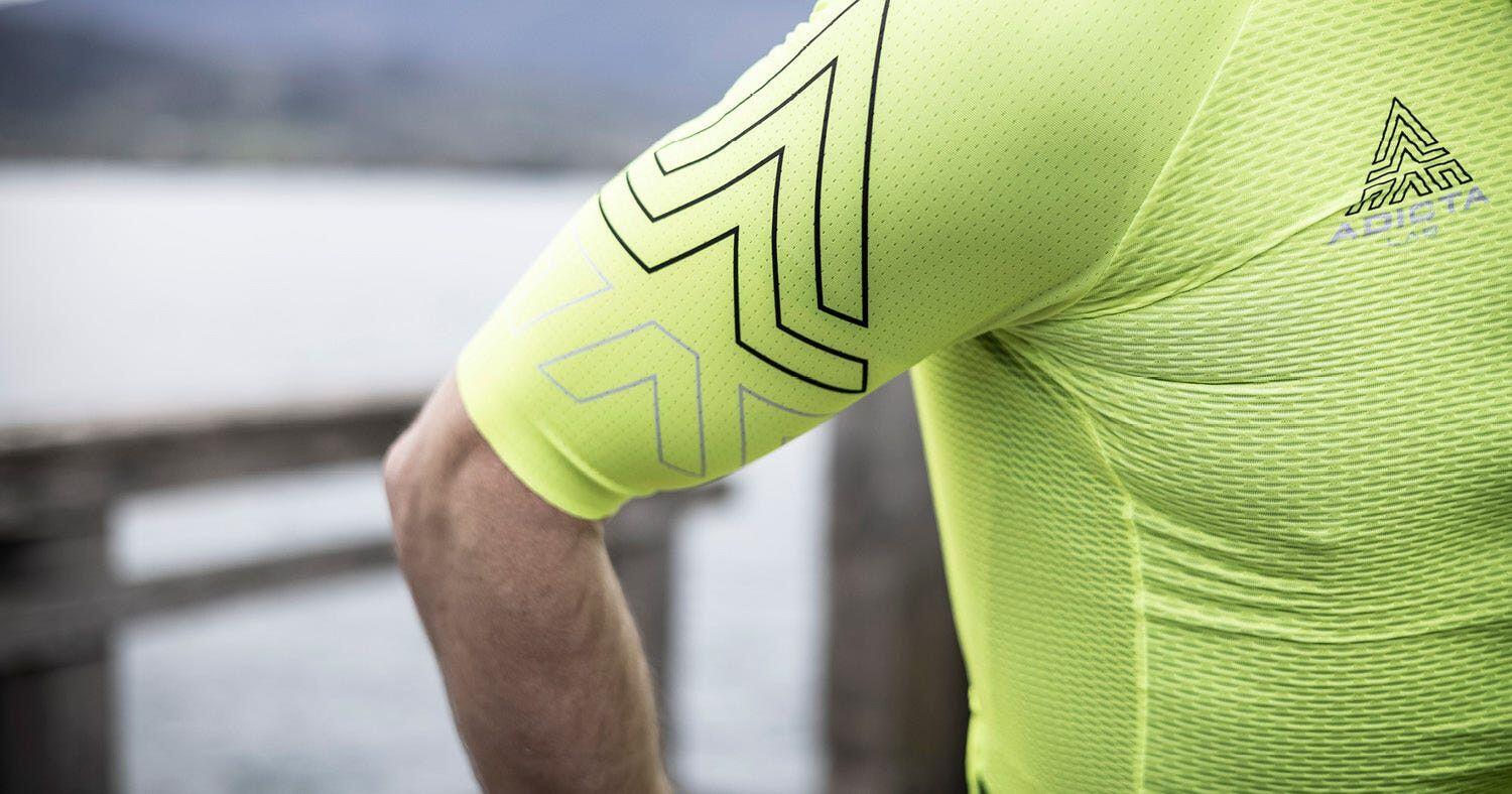 Maillot Manches Courtes Adicta Lab Valent Jaune Venom 5/6