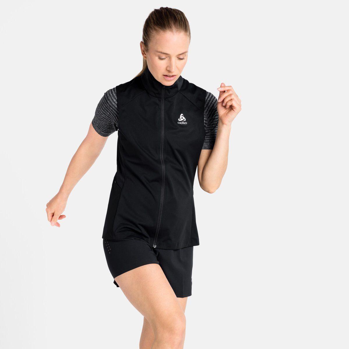 Odlo Zeroweight Warm Women's Windbreaker Jacket Black 3/4