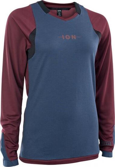 Maglia ION Scrub AMP manica lunga rossa donna