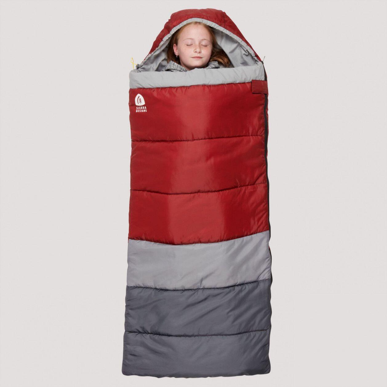 Sierra Designs Pika Youth 40° Sleeping Bag Red/Grey 3/5
