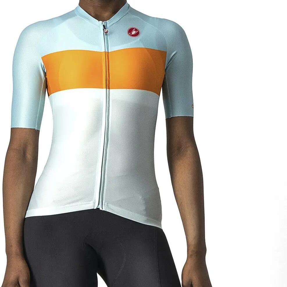 Castelli Aero Pro Blue / Orange Women's Jersey