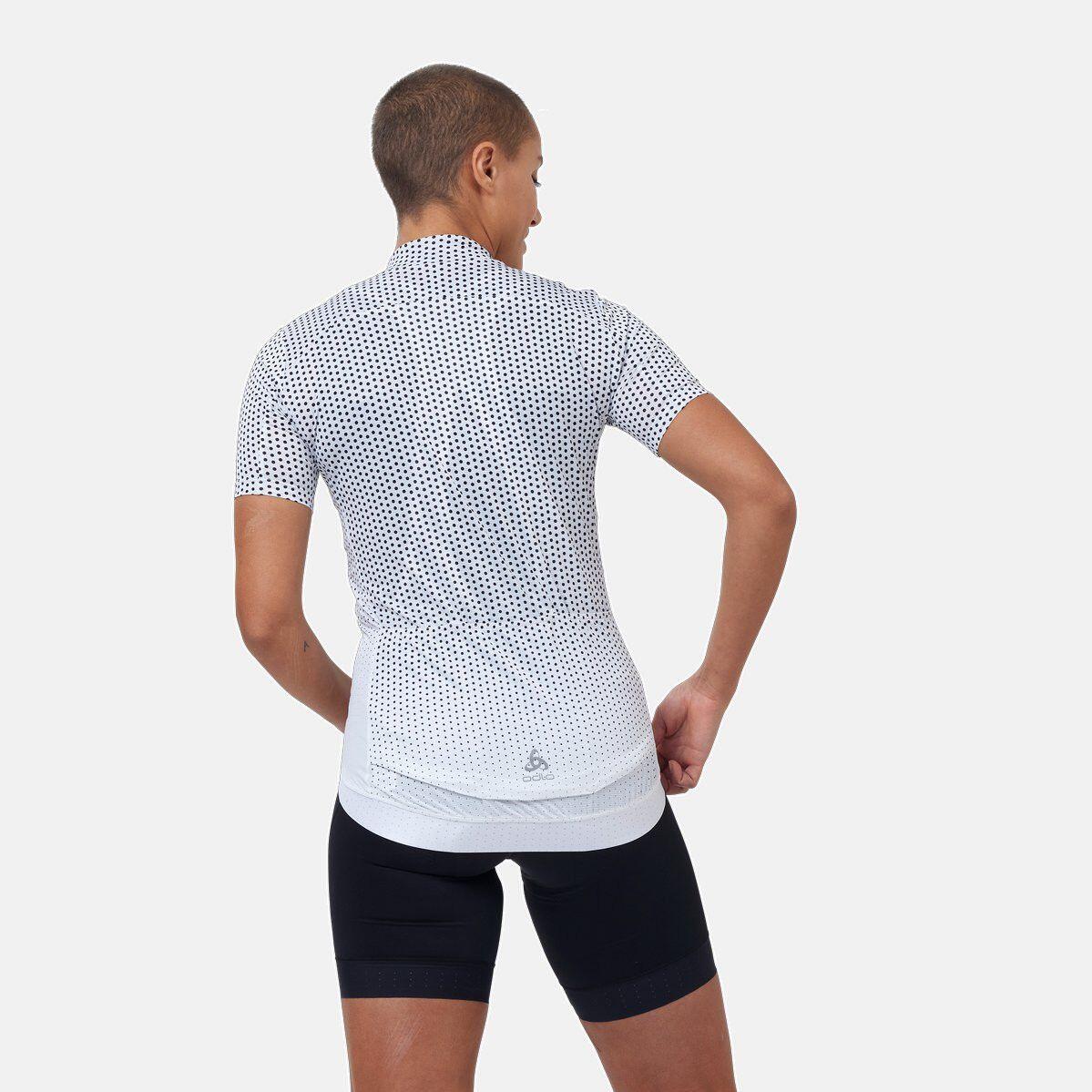 Maglia manica corta da donna Odlo Zeroweight Chill-Tec bianca 3/7