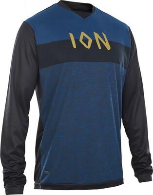 Ion scrub amp long sleeve jersey blauw / zwart