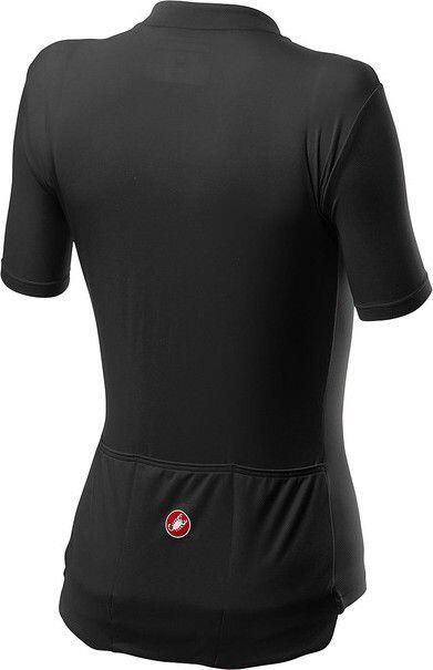 Maglia Castelli Anima 3 manica corta da donna Nera / Rossa 2/4